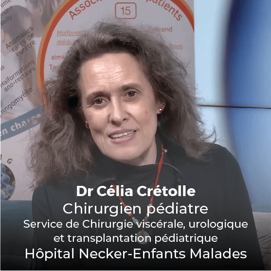 Dr Célia Crétolle, Chirurgien pédiatre Service de Chirurgie viscérale, urologique et transplantation pédiatrique Hôpital Necker-Enfants Malades