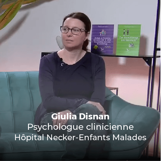 Giulia Disnan, Psychologue clinicienne Hôpital Necker-Enfants Malades