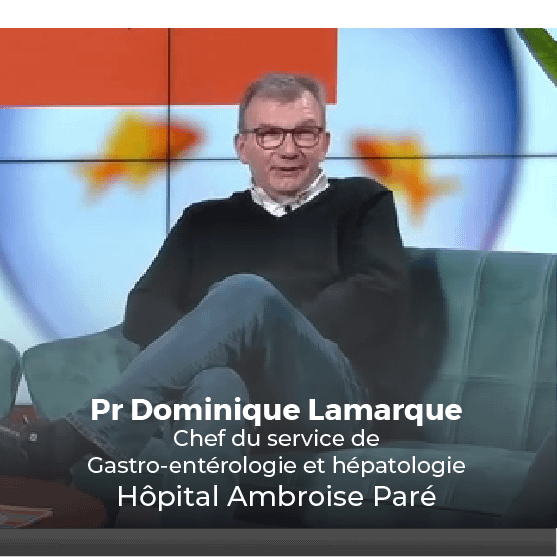 Pr Dominique Lamarque, Chef du service de Gastro-entérologie et hépatologie Hôpital Ambroise Paré
